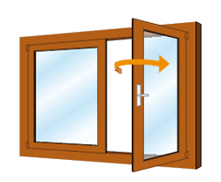 Ventana abatible