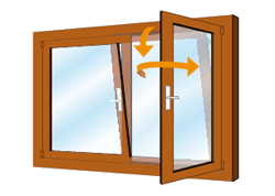 Ventana oscilobatiente